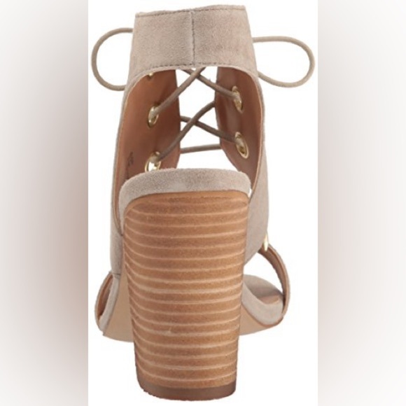 Steve Madden Women's Elgin Dress Sandals Taupe Suede, 8.5 M US - Picture 3 of 7